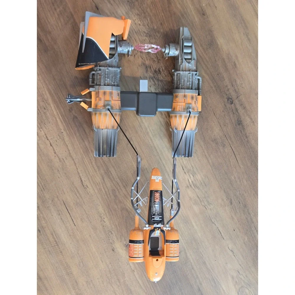 Star Wars Sebulba Podracer Vehicle Toy Episode I The Phantom Menace Orange Grey